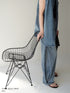 SIDE PLEATED DENIM PANTS / Y243-31045-3 /【 BLUE 】
